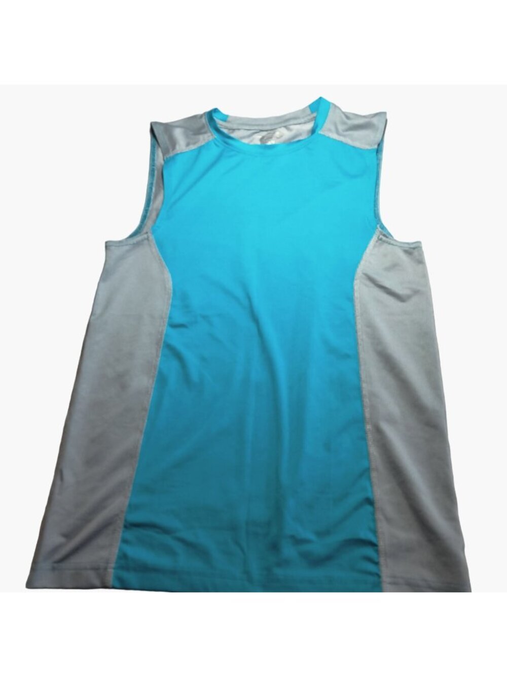 MCA Sport Tank Top Boys 12 to 14 Blue Gray Sleeveless